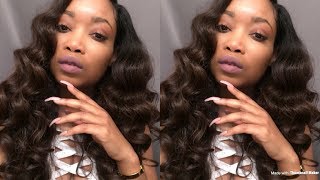 This Wig Is EVERYTHING Freetress Equal Invisible L Part Wig LETTY Review EbonyLinecom [upl. by Odravde]