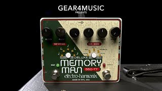 Electro Harmonix Deluxe Memory Man 550TT Analog Delay  Gear4music dmeo [upl. by Gillett350]