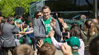 Projektas „Žalgiris – tavo mokykloje“ žalgiriečius atvedė į Kražių gimnaziją [upl. by Aidnahs238]