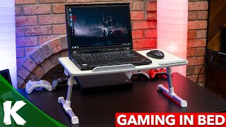 Portable Laptop Desk  Gaming In BED  Neetto Adjustable Laptop Table [upl. by Lenore542]