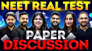 NEET Real Test  Paper Discussion  NEET 2024 [upl. by Suhpesoj92]