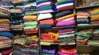 Wholesale dress materials for ladies  srirampuram clothes market in Bangalore [upl. by Arno]