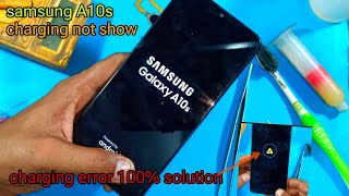 samsung a10 charging problem \\ samsung A10s charging jumper [upl. by Adnohsirk106]