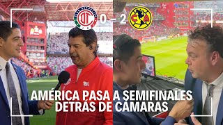 LO QUE NO VISTE del pase del AMÉRICA desde el ESTADIO  Toluca 0  2 América  Andrés Vaca [upl. by Moseley]