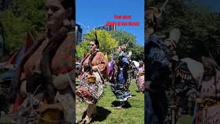 Pow wow grand entrance jingle dress dancers regalia indigenous powwow drumming regalia nameres [upl. by Wulfe]