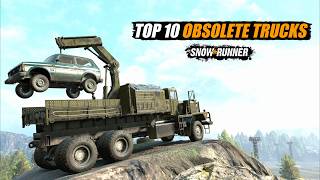 Snowrunner Top 10 Obsolete Trucks [upl. by Vivian]