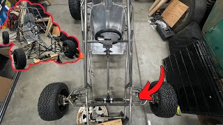 Steering setup on my 600cc crosskart [upl. by Dworman]