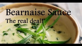 Authentic Bearnaise Sauce  Bearnaise tutorial  Step by Step French Recipe [upl. by Pentheas]