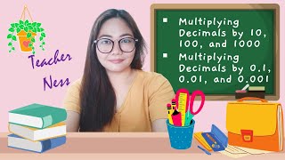 Multiplying Decimals by 10 100 1000 01 001 0001 [upl. by Marguerite]