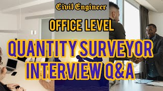 Civil EngineerQuantity Surveyor Interview Questions and Answers jshabiman civilqs interview [upl. by Ranna985]