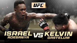 UFC Classic fight Israel Adesanya vs Kelvin Gastelum [upl. by Lebasy612]