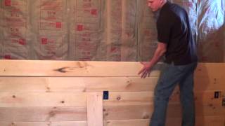 Tongue and Groove Paneling Intall Video [upl. by Teteak725]