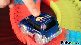 Glow in the Dark BendAPath Toy Car Track [upl. by Heater]