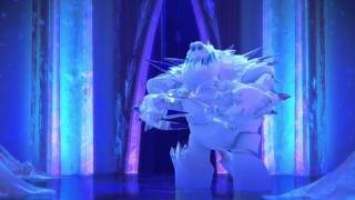 Frozen End of Credits Scene HD  Marshmallow Snow Monster finds Elsas Crown [upl. by Femi754]