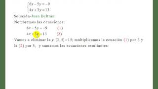 Sistemas de ecuaciones 2x2 Eliminación o reducción Baldor 1781 👀😺👍 [upl. by Mloclam482]