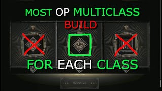 Multiclassing Guide PART 1  One OP Build For Each Class  Dark and Darker [upl. by Norej]