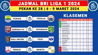 Jadwal Liga 1 2024 Pekan Ke 28  Persib vs Persija  Liga 1 Indonesia 2024 [upl. by Formenti]