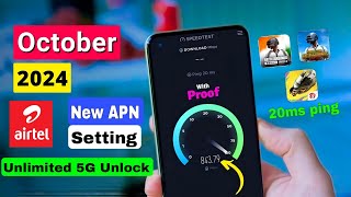 Fix Airtel Network amp Internet Speed Problems  Best APN Settings for 5G amp 4G in October 2024 [upl. by Hamil]