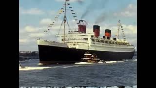 RMS QUEEN MARY Departs New York City for the Final Time 1967 [upl. by Sewellyn]