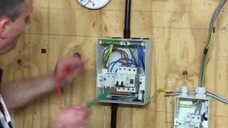 How to test insulation resistance test for more than one circuit in a consumer unit  using an MFT [upl. by Terza]