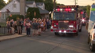 Yorkville Block Party kicks off in Pottsville [upl. by Ytirehc]