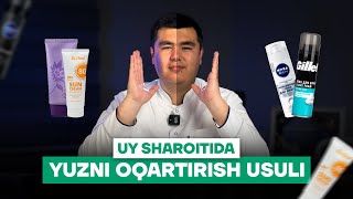 UY SHAROITIDA YUZNI OQARTIRISH USULI [upl. by Evie]