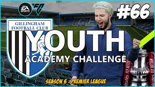 GILLINGHAM  YOUTH ACADEMY CHALLENGE  FA CUP SEMI FINAL   EA FC  SEASON 6  EPISODE 66 [upl. by Lemaj622]