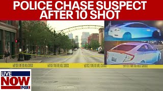 Mass shooting in Columbus Ohio 10 people shot suspect on the run  LiveNOW from FOX [upl. by Hansiain]