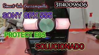 Sony GPX 555 PROTECT E05 SOLUCIONADO [upl. by Norina]