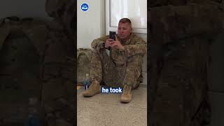 Moment soldier watches his wife give birth to their son over FaceTime ❤️ [upl. by Hoeve482]