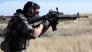 M16A4 clone hammered pair moving and shooting [upl. by Schwinn]