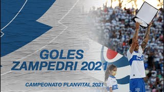 ¡TODOS LOS GOLES DE FERNANDO ZAMPEDRI EN EL CAMPEONATO PLANVITAL 2021 🏆🥇⚽  ⚪🔵 Cruzados [upl. by Tailor]