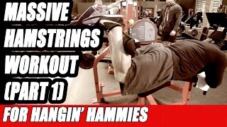 Hamstrings Training for Massive Hamstrings Muscles PART 1 [upl. by Ahsienor]