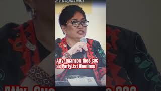 Atty Rowena Guanzon files COC [upl. by Ahsirk]