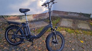 Hitway BK6S Folding Electric Fat Bike Color Silver Ultra HD Video [upl. by Shaya]