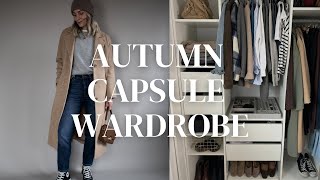 Autumn capsule declutter amp reorganisation 🍂  Build my autumn capsule with me [upl. by Sadoff]