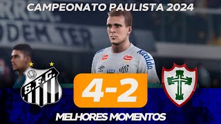 SANTOS CLASSIFICADO AS SEMIFINAIS DO PAULISTA  JOGO DE HOJE  ASSISTA AGORA NO PES 2021 AO VIVO [upl. by Theobald200]