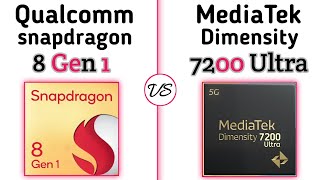 Snapdragon 8 Gen 1 vs Dimensity 7200 Ultra  whats a better For Gaming  TECH TO BD [upl. by Dori496]