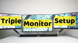 Connect 3 Monitors To 1 PC Explained In 4 Minutes [upl. by Hollington]