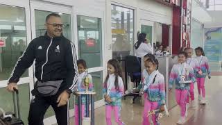 Yegada di Perla Gymnastics Aruba despues di competi na Gasparilla Classic 2024 [upl. by Lona902]