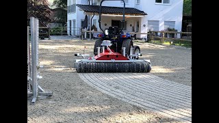 Reitplatzplaner floor care one 23m Farmflexwalzen [upl. by Cosme92]