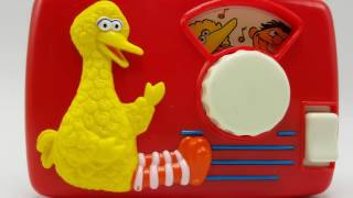 Sesame Street music Box radio Illco Big Bird Muppets inc Toddler People in Your Neigborhood [upl. by Gazo]