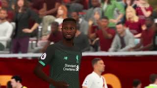 Naby Keita scores for FC Liverpool against AS Roma  FIFA 20 Career Mode PreSeason Tournament [upl. by Aggappe]