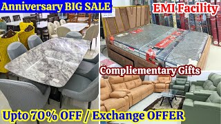 Anniversary BIG SALE Upto 70 Discount amp Exchange OFFER  FREE Complimentary Gifts Hyd Furniture [upl. by Asiat]