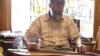 Nigel Pennick playing Mountain Dulcimer  Rosin the Beau [upl. by Aseneg]