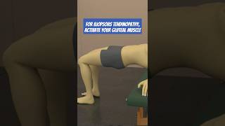 Singleleg Bridge for Iliopsoas Tendinopathy [upl. by Aynwad]