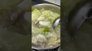 Tinolang baboy na may repolyosarap ng sabaw yummy [upl. by Yves693]