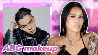 Korean KPOP Dancer Tries ABG Transformation Asian Baby Girl Makeup Makeover  PEACH KOREA [upl. by Galang]