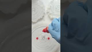 Easy DIY How to make fantastic black and white flower coasters diy resin resinart [upl. by Notfilc98]