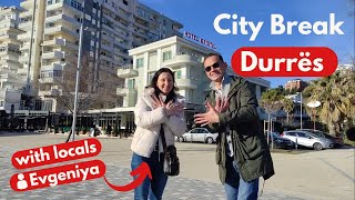 Mustsee places in 📌Durres A Locals Guide Visiting Albania with Evgeniya from Coachsurfing [upl. by Euqinimod]